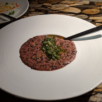 Carson Kitchen - black rice oxtail risotto - New American Near Me - Las Vegas, Nevada