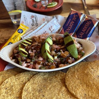 Cielo Rojo - Ceviche with crackers and corn tortillas- yummy - Mexican Near Me - Phoenix, Arizona