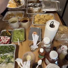 Carne Asada, Adobada, Chicken taco bar