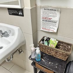 The Kickback Bar - Feminine hygiene products available in the ladies restroom