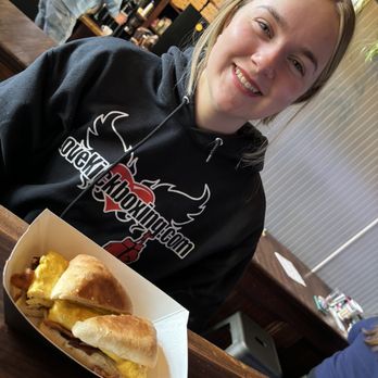 Tie One On Taphouse and Fly Shop - Ciabatta egg sandwich (menu) - Beer Bar Near Me - Thomas, West Virginia Tie One On Taphouse and Fly Shop - Ciabatta egg sandwich (menu) - Beer Bar Near Me - Thomas, West Virginia