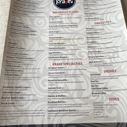 Menu as of March 3 2024 Menu as of March 3 2024