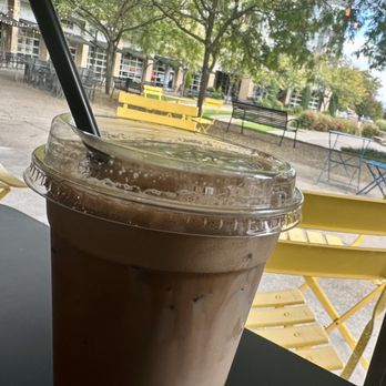 Brickhaus Coffee - Iced Pumpkin mocha latte  seasonal - Coffee & Tea Near Me - Beaverton, Oregon