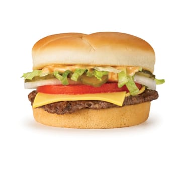 A&W - a cheeseburger with lettuce and tomato - Burgers Near Me - St George, Utah A&W - a cheeseburger with lettuce and tomato - Burgers Near Me - St George, Utah