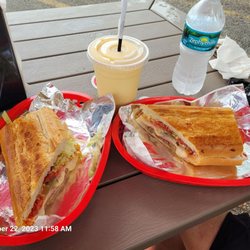 Cuban Express - Cuban and Mango Smoothie (I think it's called something else on the menu)