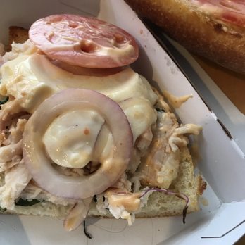 Panera Bread - Half of a toasted frontega chicken with an added dark hair - Salad Near Me - Albany, Oregon Panera Bread - Half of a toasted frontega chicken with an added dark hair - Salad Near Me - Albany, Oregon