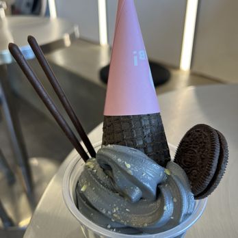 Nobibi Ice Cream & Tea - Ninja ice cream cup with cone - Bubble Tea Near Me - Chino Hills, California