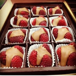 Barkus Chocolates - Fresh chocolate-covered rhasperries
