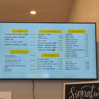 Dancing Spoons - Menu - Thai Near Me - San Gabriel, California