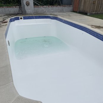 Aqua Creations - After work was done, right as we were starting to refill the pool! - Pool & Hot Tub Service Near Me - Ventura, California Aqua Creations - After work was done, right as we were starting to refill the pool! - Pool & Hot Tub Service Near Me - Ventura, California
