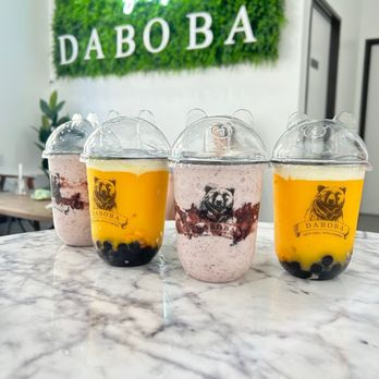 Daboba - Purple Rice Yogurt and Mango Frappe - Bubble Tea Near Me - San Diego, California