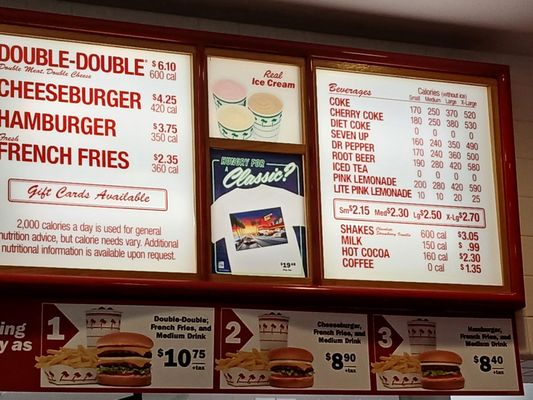 Menu photo 1 In-N-Out Burger Cabazon, CA Menu photo 1 In-N-Out Burger Cabazon, CA