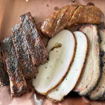 Feges BBQ - Pork Ribs, Turkey, McClaren Farms Brisket and Chili Jack Sausage - Barbeque Near Me - Houston, Texas