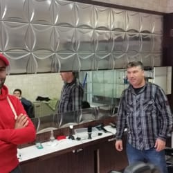 Krost, Hermann - My barber on the left.