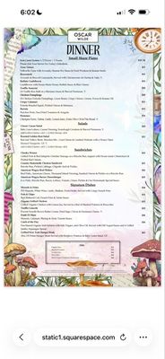 Menu photo 1 Oscar Wilde New York, NY Menu photo 1 Oscar Wilde New York, NY