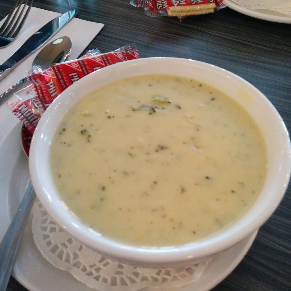 Refinery Grill - Broccoli soup! - Delis Near Me - Edmonton, Alberta Refinery Grill - Broccoli soup! - Delis Near Me - Edmonton, Alberta