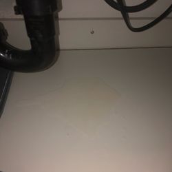 Water leaking under sink