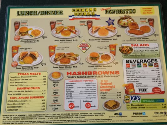 Menu photo 4 Waffle House Vandalia, OH Menu photo 4 Waffle House Vandalia, OH