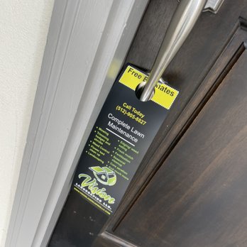 Vision Landscaping - Door hanger - Tree Services Near Me