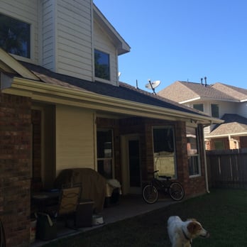Unlimited Rain System - New gutters on the back. - Gutter Services Near Me - Houston, Texas Unlimited Rain System - New gutters on the back. - Gutter Services Near Me - Houston, Texas
