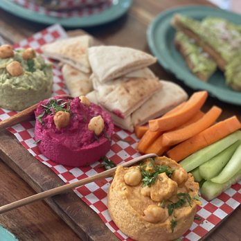 Fresco Hábito - Triple humus plate - Juice Bars & Smoothies Near Me - Playa del Carmen, ROO Fresco Hábito - Triple humus plate - Juice Bars & Smoothies Near Me - Playa del Carmen, ROO