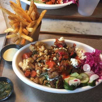 Brassica - Falafel salad and Brassica Fries - Mediterranean Near Me - Upper Arlington, Ohio Brassica - Falafel salad and Brassica Fries - Mediterranean Near Me - Upper Arlington, Ohio