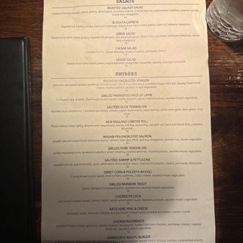 Harrison's Restaurant & Bar - Menu - Bars Near Me - Stowe, Vermont Harrison's Restaurant & Bar - Menu - Bars Near Me - Stowe, Vermont