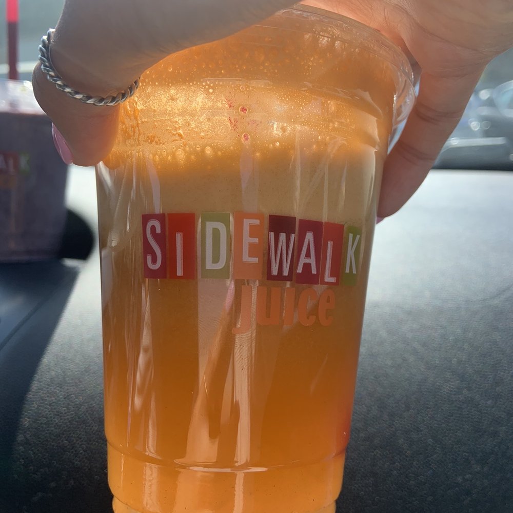 Sidewalk Juice - Jj Tropics Juice - I think it was Apples, Pears and Carrot Juice together - Juice Bars & Smoothies Near Me - Daly City, California Sidewalk Juice - Jj Tropics Juice - I think it was Apples, Pears and Carrot Juice together - Juice Bars & Smoothies Near Me - Daly City, California