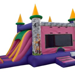 Princess Bounce House and Inflatable Slide Combo rental starts at only $200