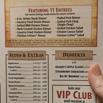 Texas Roadhouse - Menu - Steakhouses Near Me - Rock Hill, South Carolina