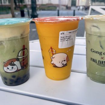 Gong Cha - Creme brûlée matcha, mango smoothie, matcha - Coffee & Tea Near Me - San Jose, California