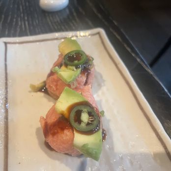 Nobu Chicago - Crispy Rice with Spicy Tuna* (2 pcs min.) - Japanese Near Me - Chicago, Illinois