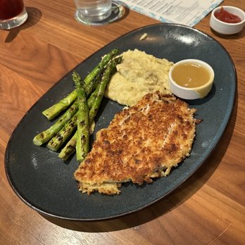 Tommy Bahama - Macadamia Nut Crusted Snapper - Seafood Near Me - Plano, Texas Tommy Bahama - Macadamia Nut Crusted Snapper - Seafood Near Me - Plano, Texas