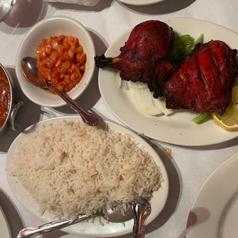 Ayna Agra Indian Restaurant - Chicken Tandoori Lunch Special - Indian Near Me - Bayside, New York