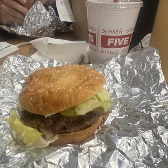 Five Guys - Little Bacon Burger, Large Cajun Fries, Milkshake - Burgers Near Me - North Las Vegas, Nevada Five Guys - Little Bacon Burger, Large Cajun Fries, Milkshake - Burgers Near Me - North Las Vegas, Nevada