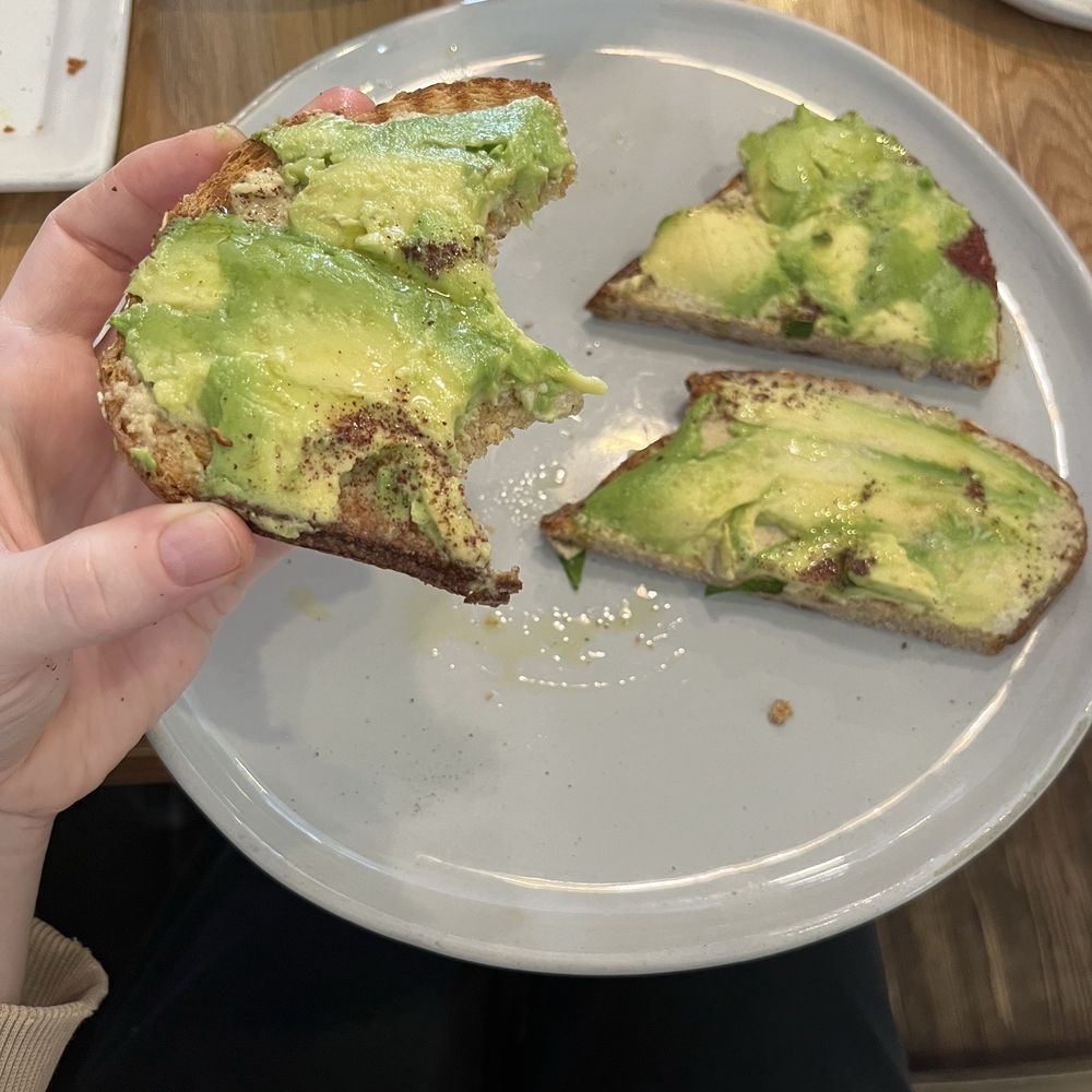 Avocado toast (minus the radish) Avocado toast (minus the radish)