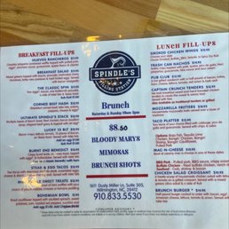 Sunday menu Sunday menu