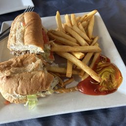 Steak and Cheese - who else uses ketchup AND mustard for their fries?