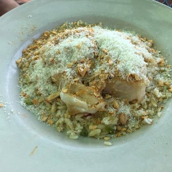 Charlie's On the Lake - Boston Cod over rice with parmesan crust - Steakhouses Near Me - Omaha, Nebraska Charlie's On the Lake - Boston Cod over rice with parmesan crust - Steakhouses Near Me - Omaha, Nebraska
