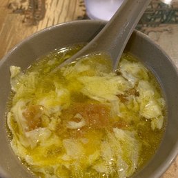 Egg drop soup, yum! Egg drop soup, yum!