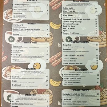 Guieb Cafe - Menu - New American Near Me - Honolulu, Hawaii