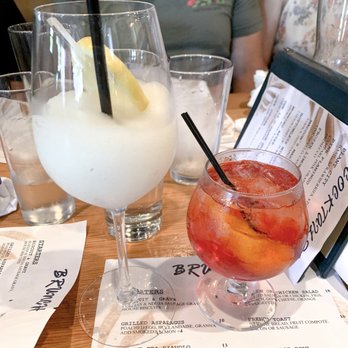 Ava - left: frozen limon-rita, right: morning after | 6/27/21 - Italian Near Me - Tampa, Florida