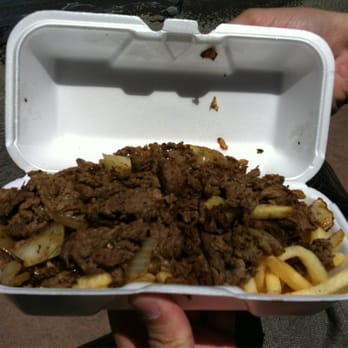Mamae's Cooking - First time trying the cheesesteak fries - wow. Salty fries and gooey cheese. Yum! - Food Stands Near Me - Los Angeles, California Mamae's Cooking - First time trying the cheesesteak fries - wow. Salty fries and gooey cheese. Yum! - Food Stands Near Me - Los Angeles, California