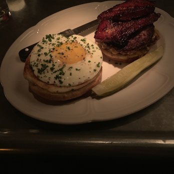 Au Cheval - Double cheeseburger with thick bacon and a fried egg. - Bars Near Me - Chicago, Illinois Au Cheval - Double cheeseburger with thick bacon and a fried egg. - Bars Near Me - Chicago, Illinois