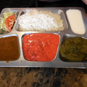 Curry Corner - Butter Chicken Lunch Special (with Palak Paneer) - Indian Near Me - Olympia, Washington