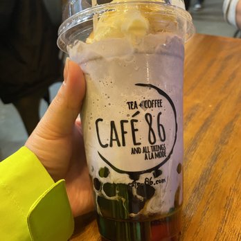 Cafe 86 - upside down halo halo - Desserts Near Me - Union City, California
