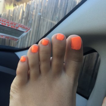 Miss Nail - I asked her nicely to fix them because they were ALL uneven & she left them worst!!! - Nail Salons Near Me - Hayward, California