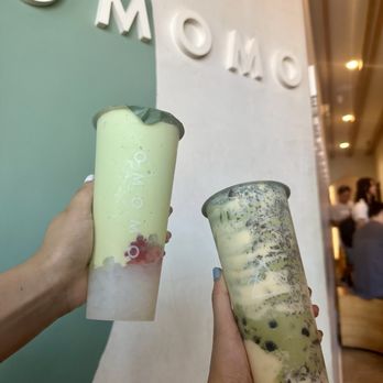 OMOMO Tea Shoppe - Avocado smash, Oreo brulee green tea - Coffee & Tea Near Me - Irvine, California