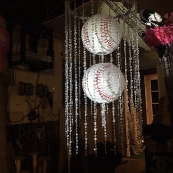 Trightymite Event Lighting & Decor - Our baseball Chandelier!! - Party & Event Planning Near Me - Santa Clarita, California