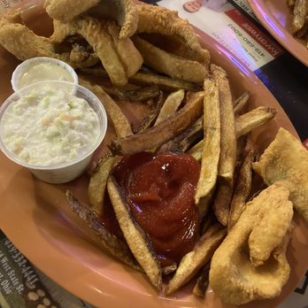 Tackle Box II - This is half of the perch dinner. We always split the meal and it's perfect for us if we add an extra coleslaw! - Seafood Near Me - Fremont, Ohio